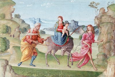 Flight into Egypt, 16th Century by Marco Meloni